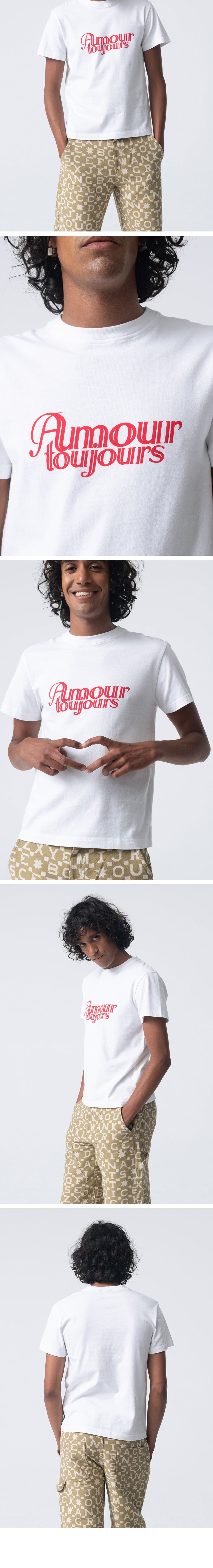 CARNE BOLLENTE (U) LOVE ALWAYS T-SHIRT (WHITE)