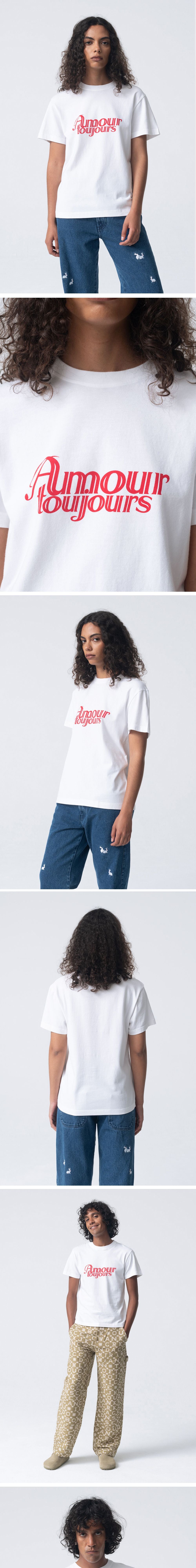 CARNE BOLLENTE (U) LOVE ALWAYS T-SHIRT (WHITE)