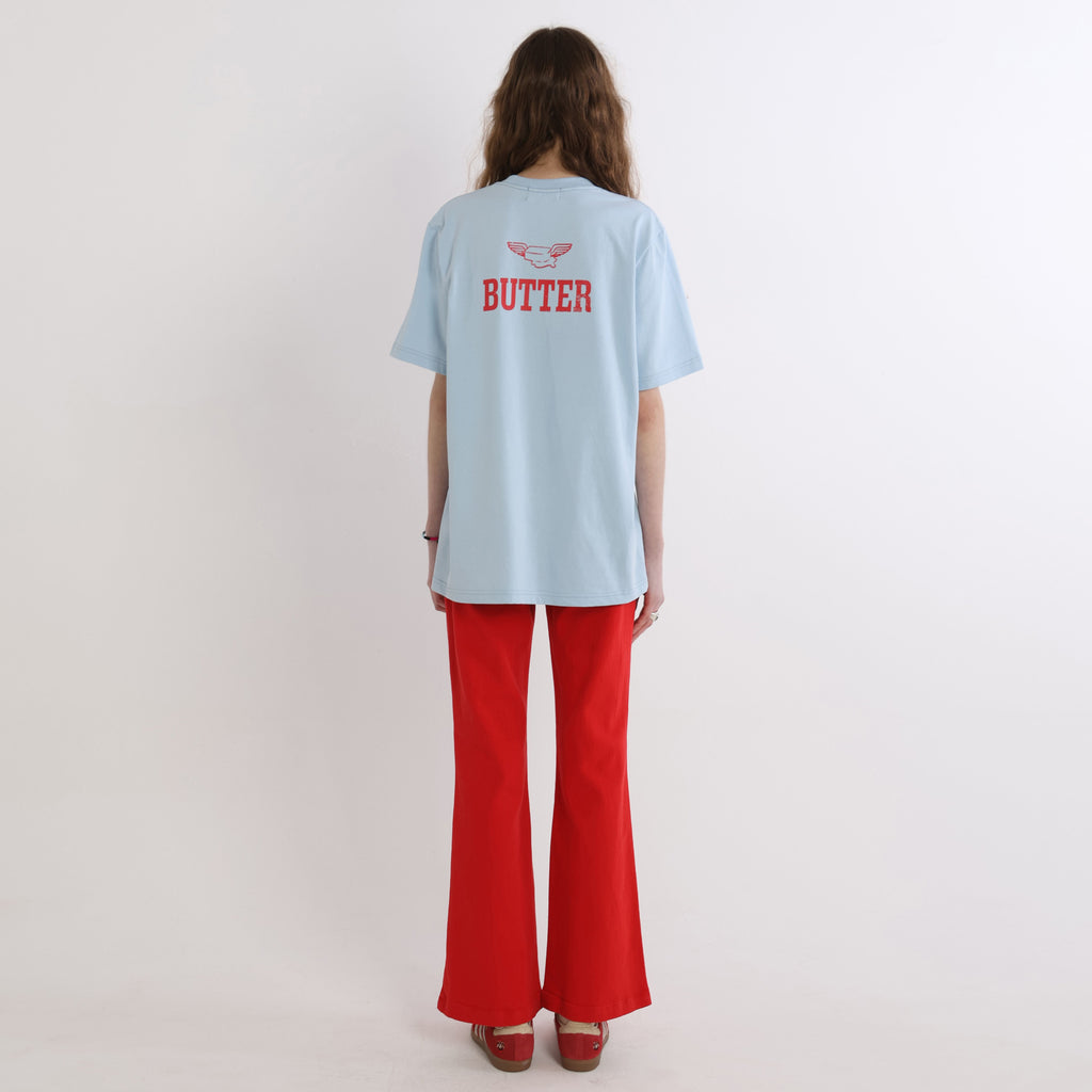 GREENBUTTER Butter Wing Tee (Light Blue)