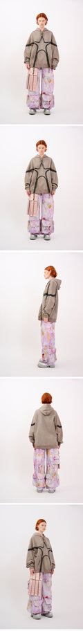 COLLINA STRADA (W) STAR HOODIE (REISHI)