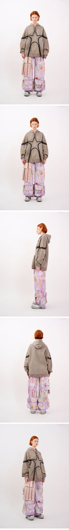 COLLINA STRADA (W) STAR HOODIE (REISHI)