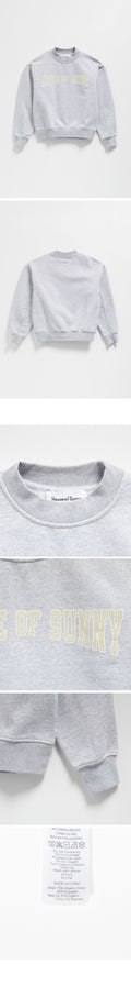 House of sunny (W) THE FAMILY CREW SWEATSHIRT (THUNDER GREY)