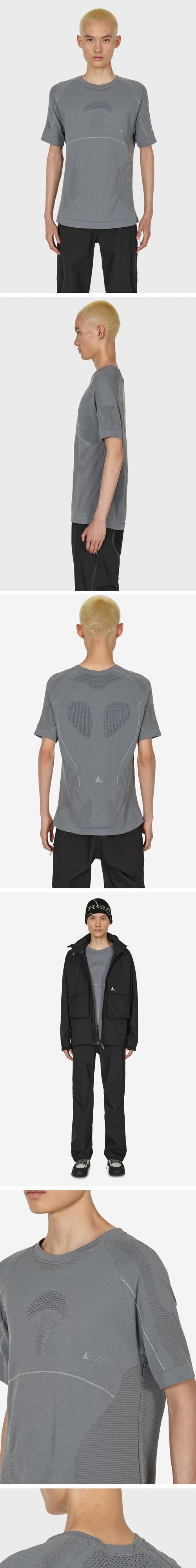 ROA (U) FUNGI SHORTSLEEVE T-SHIRT (MOCKINGBIRD)