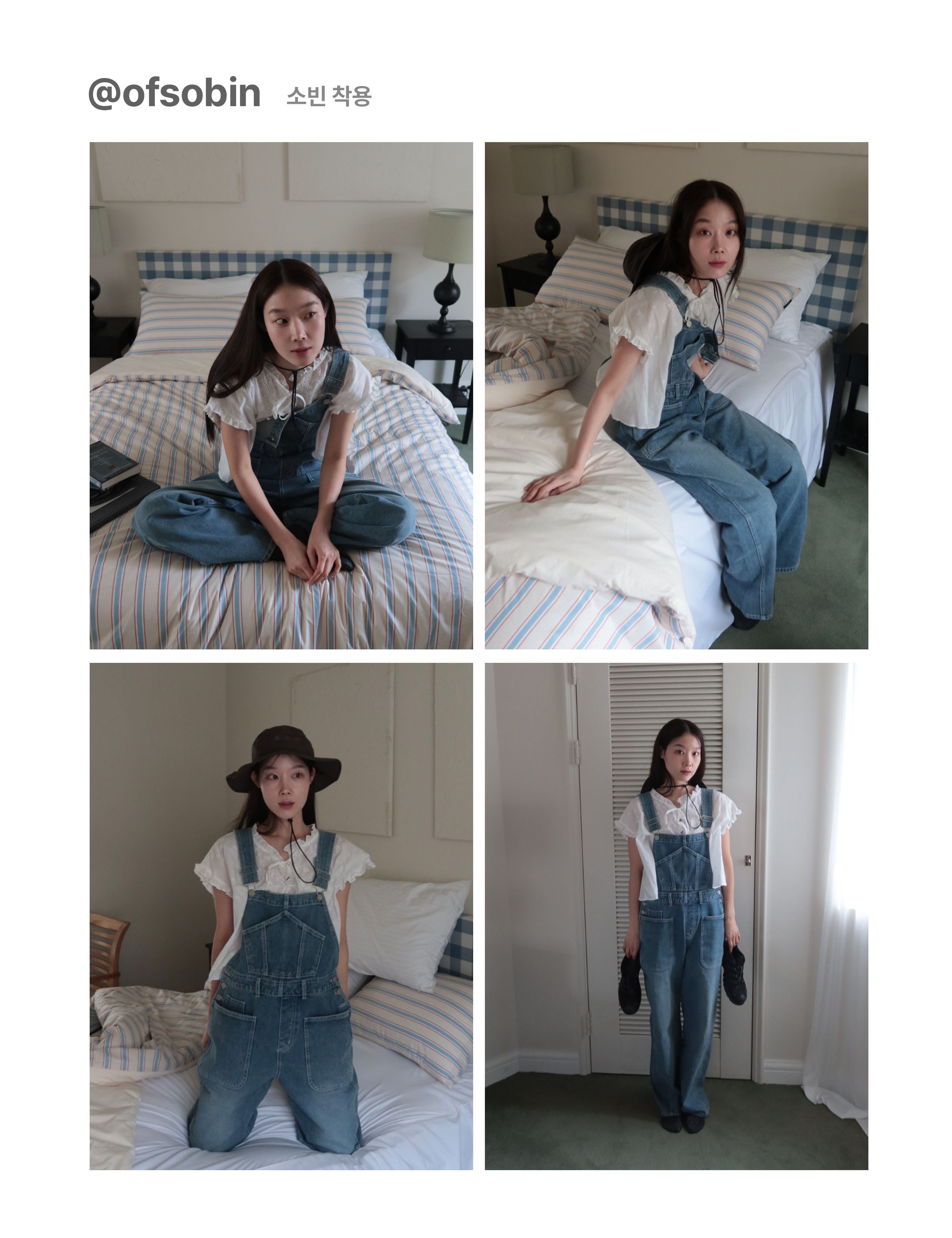 CELITAILS CELITAILS Pocket Denim Overall - Blue
