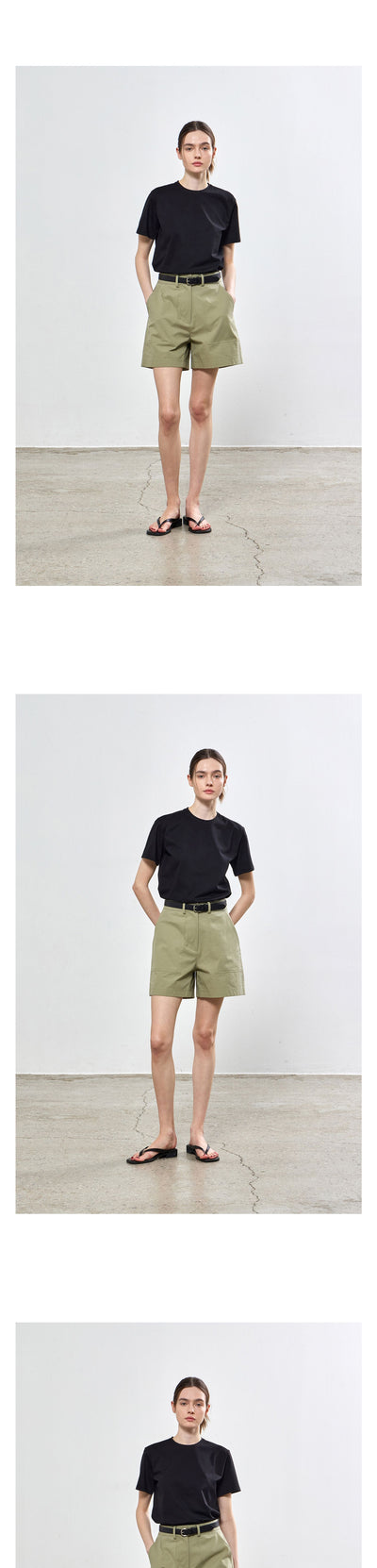 SILKET HALF T-SHIRTS - BLACK