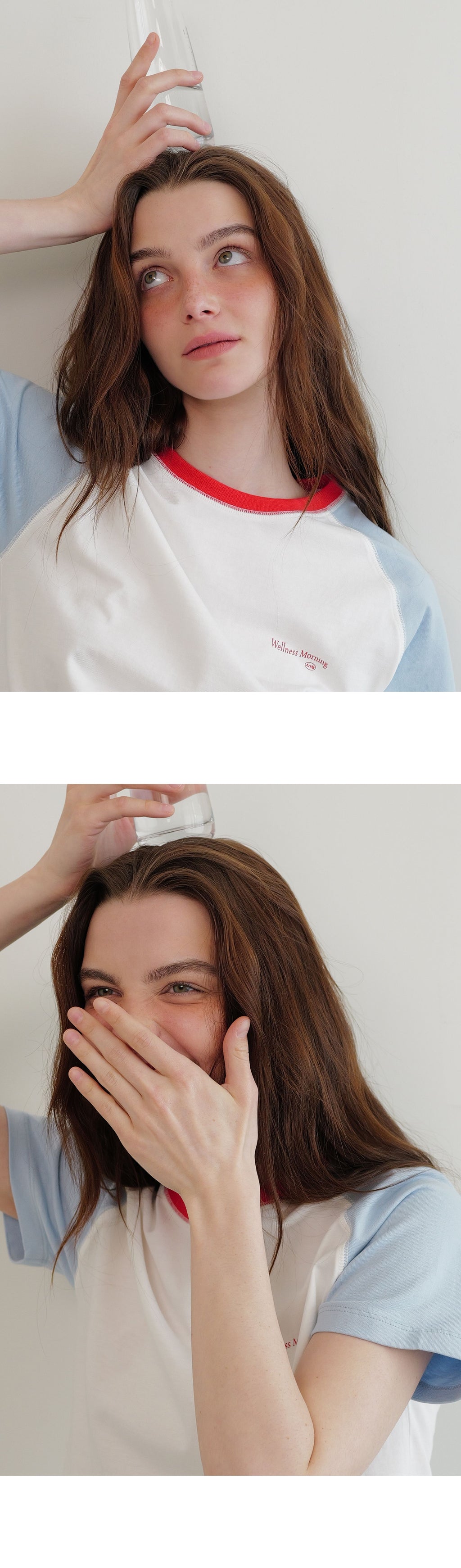 ANDNEEDS Sandy raglan t-shirt (sky blue)