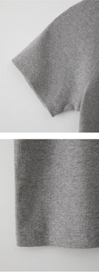 EAAH RAGLAN RIB T-SHIRT (GREY)