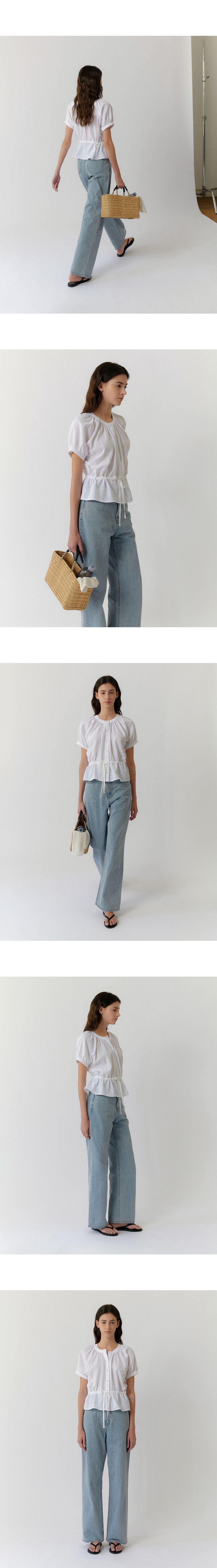 PORETTO [3rd] Tottie shirring Blouse