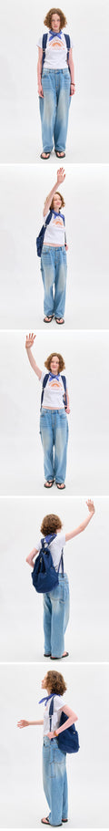 HELLO SUNRISE [29CM Exclusive] HS Arch Logo Baby Tee (W) (2COL)