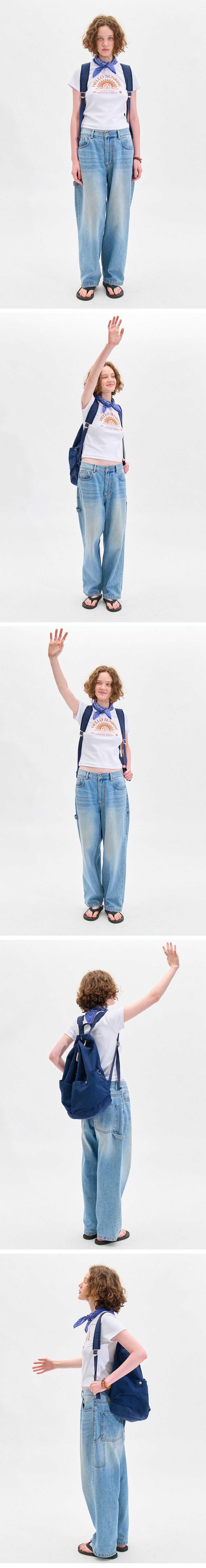 HELLO SUNRISE [29CM Exclusive] HS Arch Logo Baby Tee (W) (2COL)