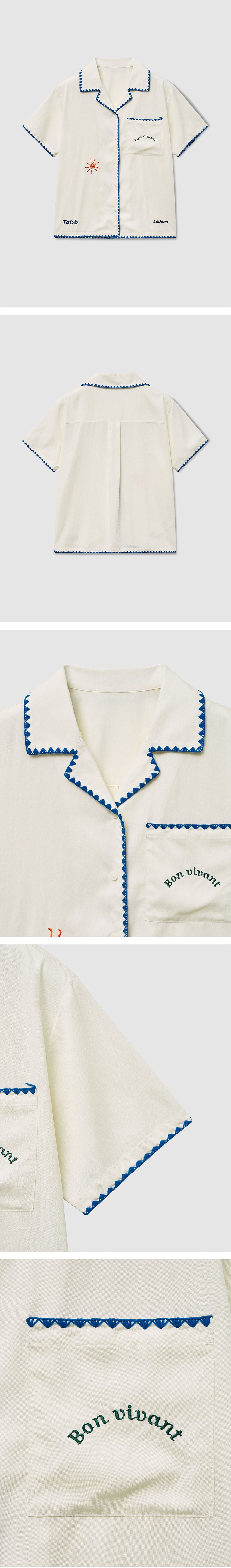 Tabb Ludens Ludens Open Collar Shirt