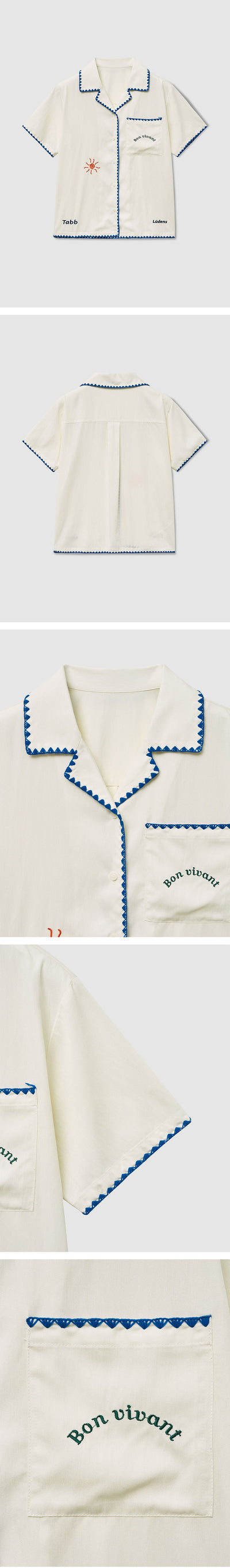 Ludens Open Collar Shirt