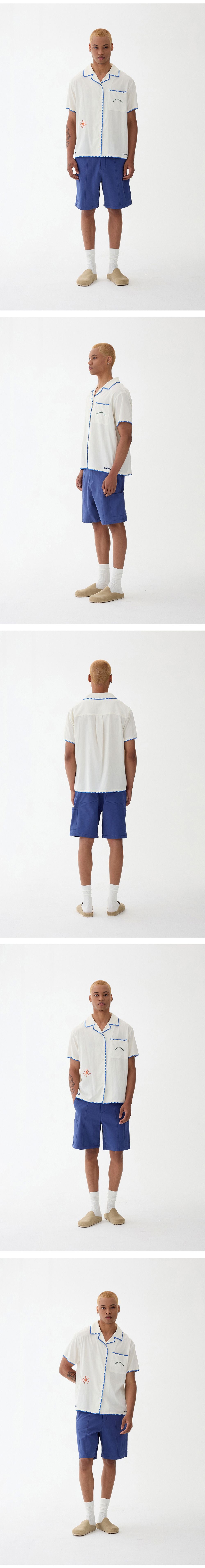 Tabb Ludens Ludens Open Collar Shirt