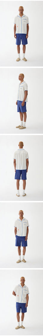 Tabb Ludens Ludens Open Collar Shirt