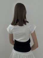 Studio Salt JESSIE LAYERED HALTER TOP_BLACK