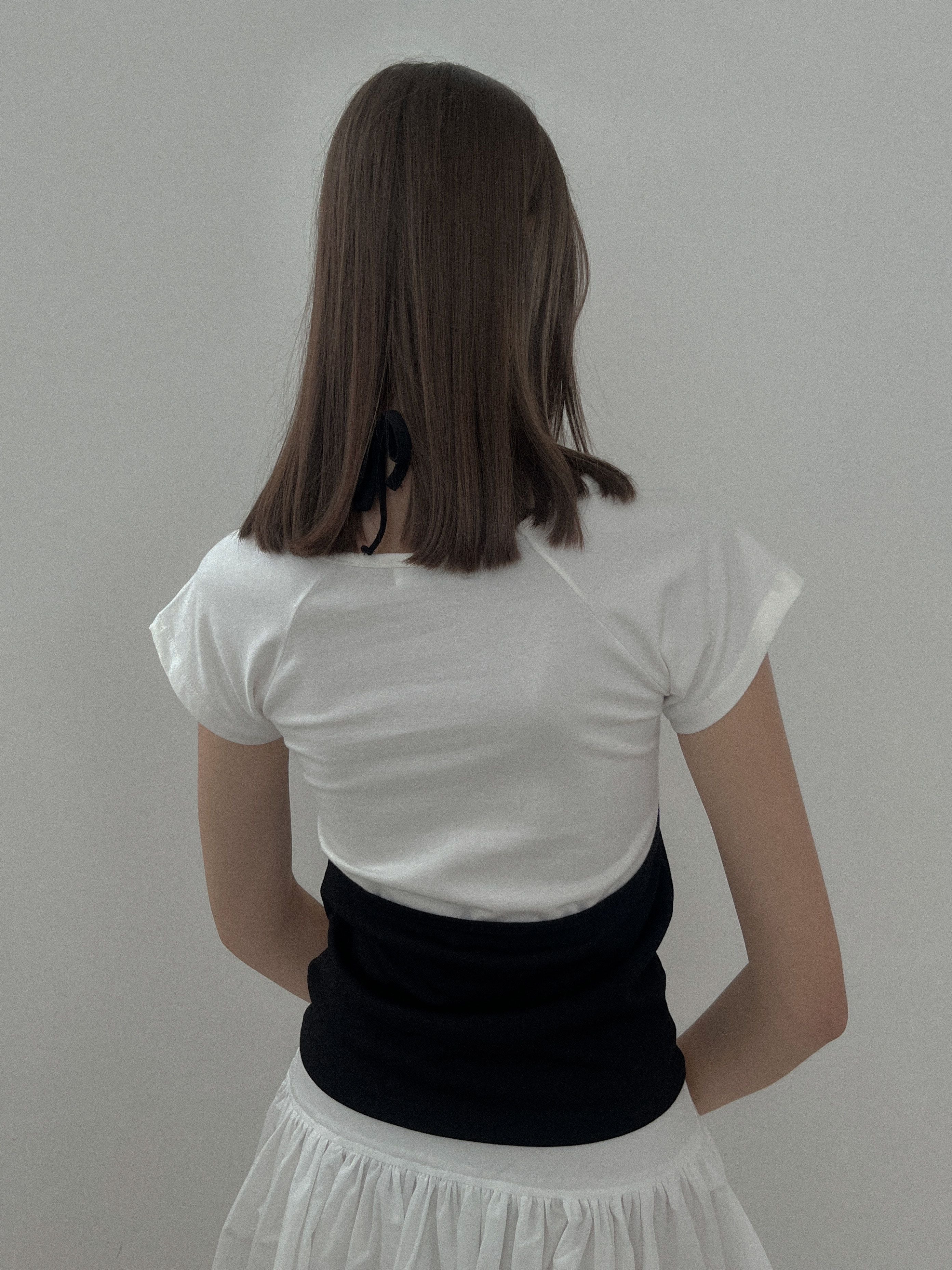 Studio Salt JESSIE LAYERED HALTER TOP_BLACK