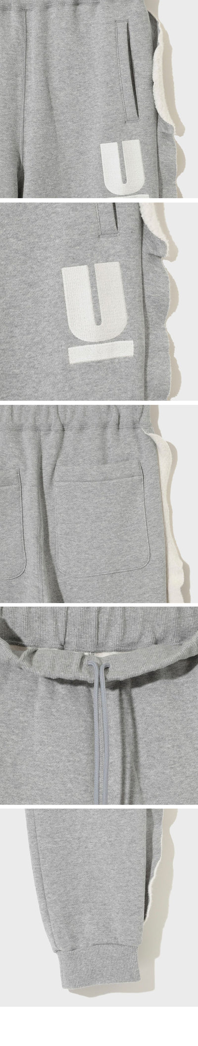 (W) Cotton sweat pants (OATMEAL)