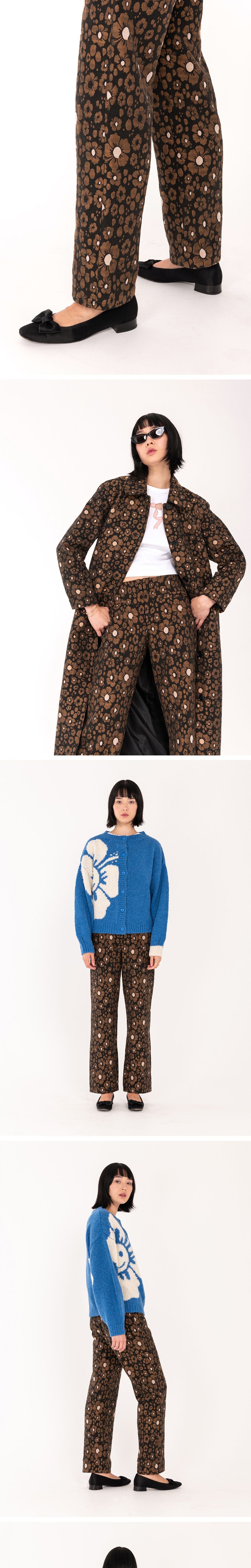 EMMA MULHOLLAND ON HOLIDAY (W) LEOPARD HIBISCUS TROUSERS (LEOPARD)