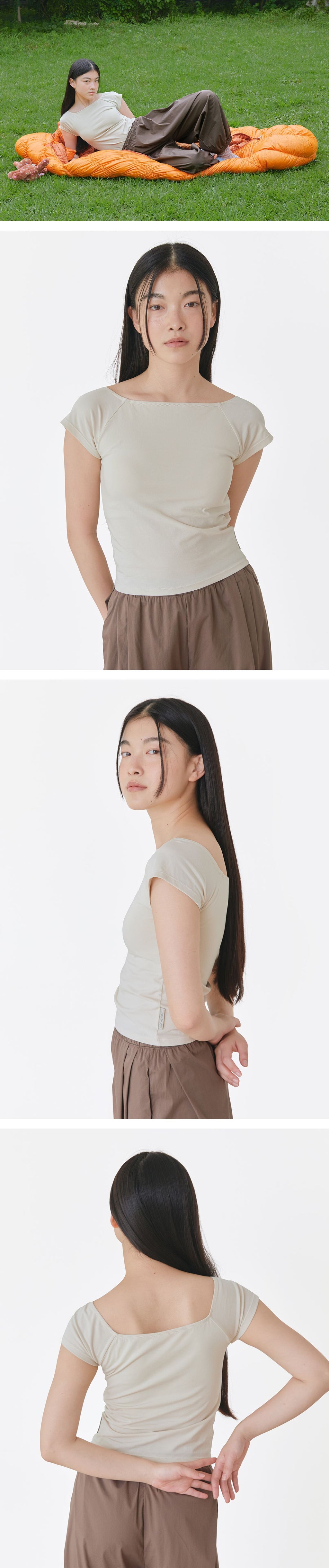 movewarm Square Neck Top- 7Colors