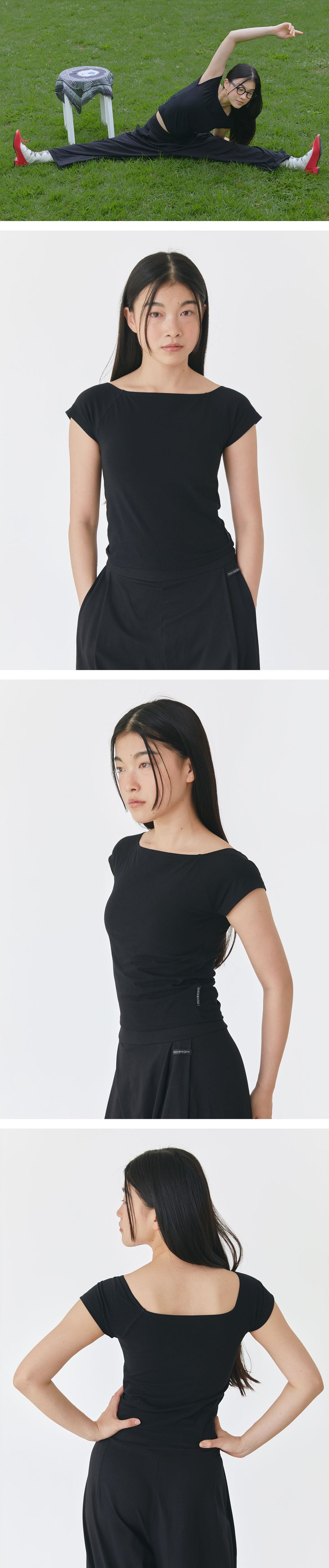 movewarm Square Neck Top- 7Colors