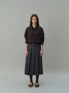 AUBOUR wrinkled signature shirts (5 colors)