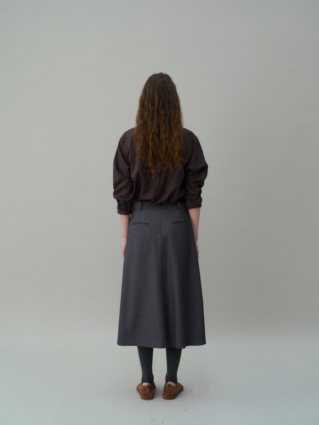 AUBOUR wrinkled signature shirts (5 colors)