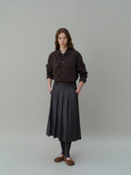 AUBOUR wrinkled signature shirts (5 colors)