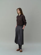 AUBOUR wrinkled signature shirts (5 colors)