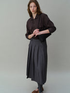 AUBOUR wrinkled signature shirts (5 colors)
