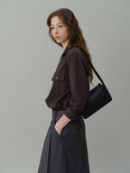AUBOUR wrinkled signature shirts (5 colors)