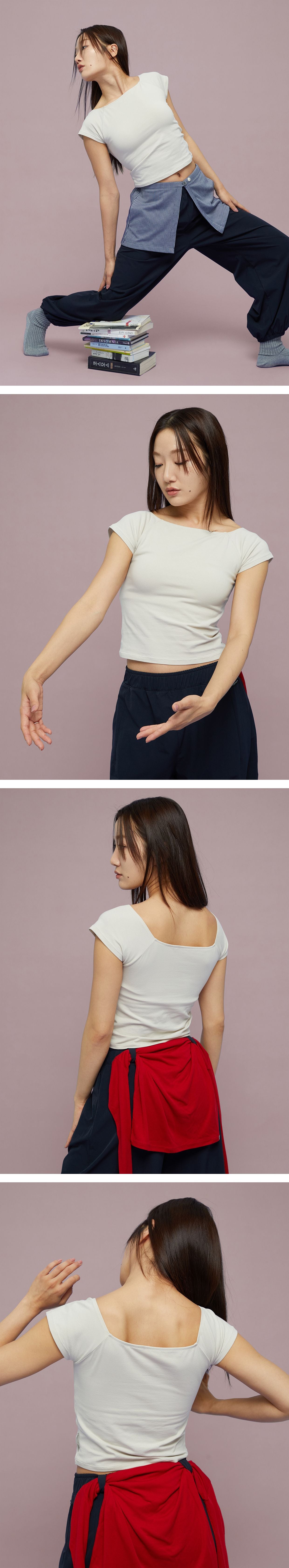 movewarm Square Neck Top- 7Colors