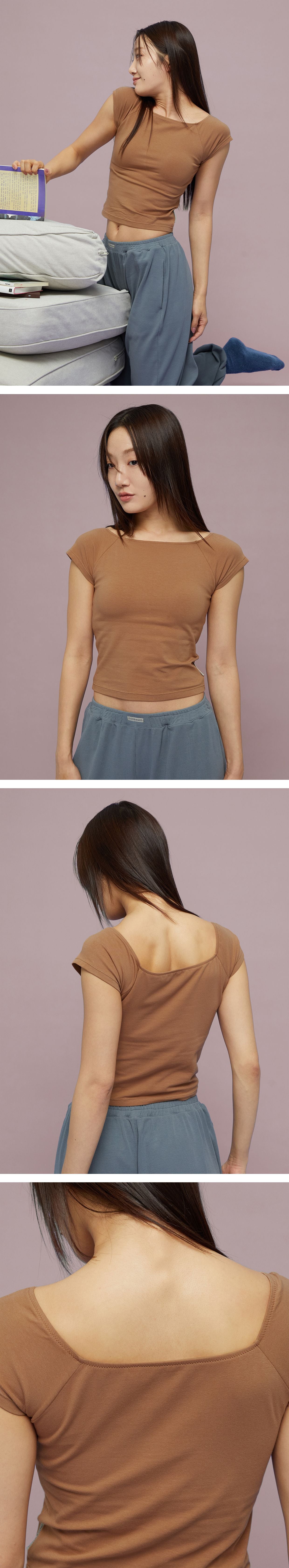 movewarm Square Neck Top- 7Colors
