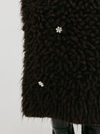 EENK ZIJEL Straight Knitted Skirt - Brown