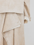 EENK ZIZZ Transformative Long Coat - Ivory