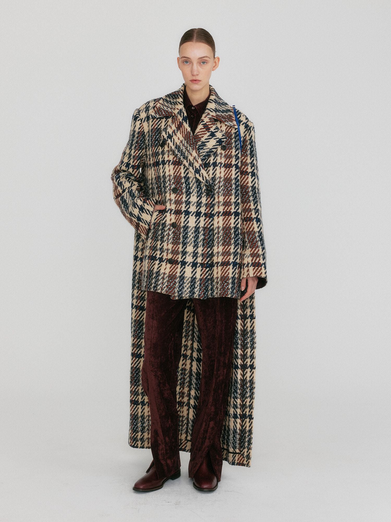 EENK ZUIQ Hand-made Tail Coat - Beige/Black