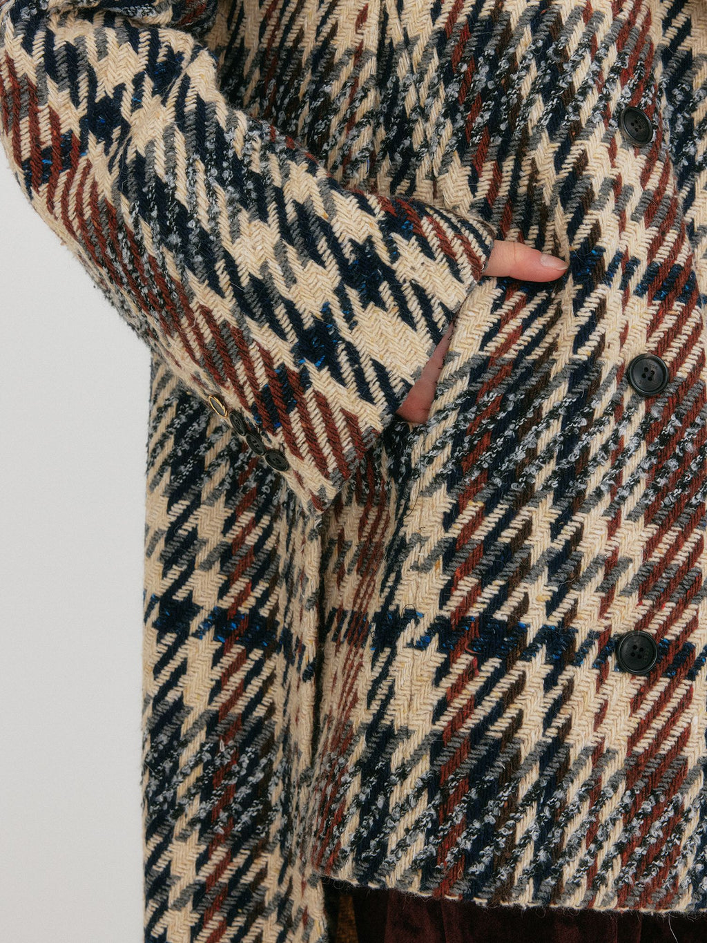 EENK ZUIQ Hand-made Tail Coat - Beige/Black
