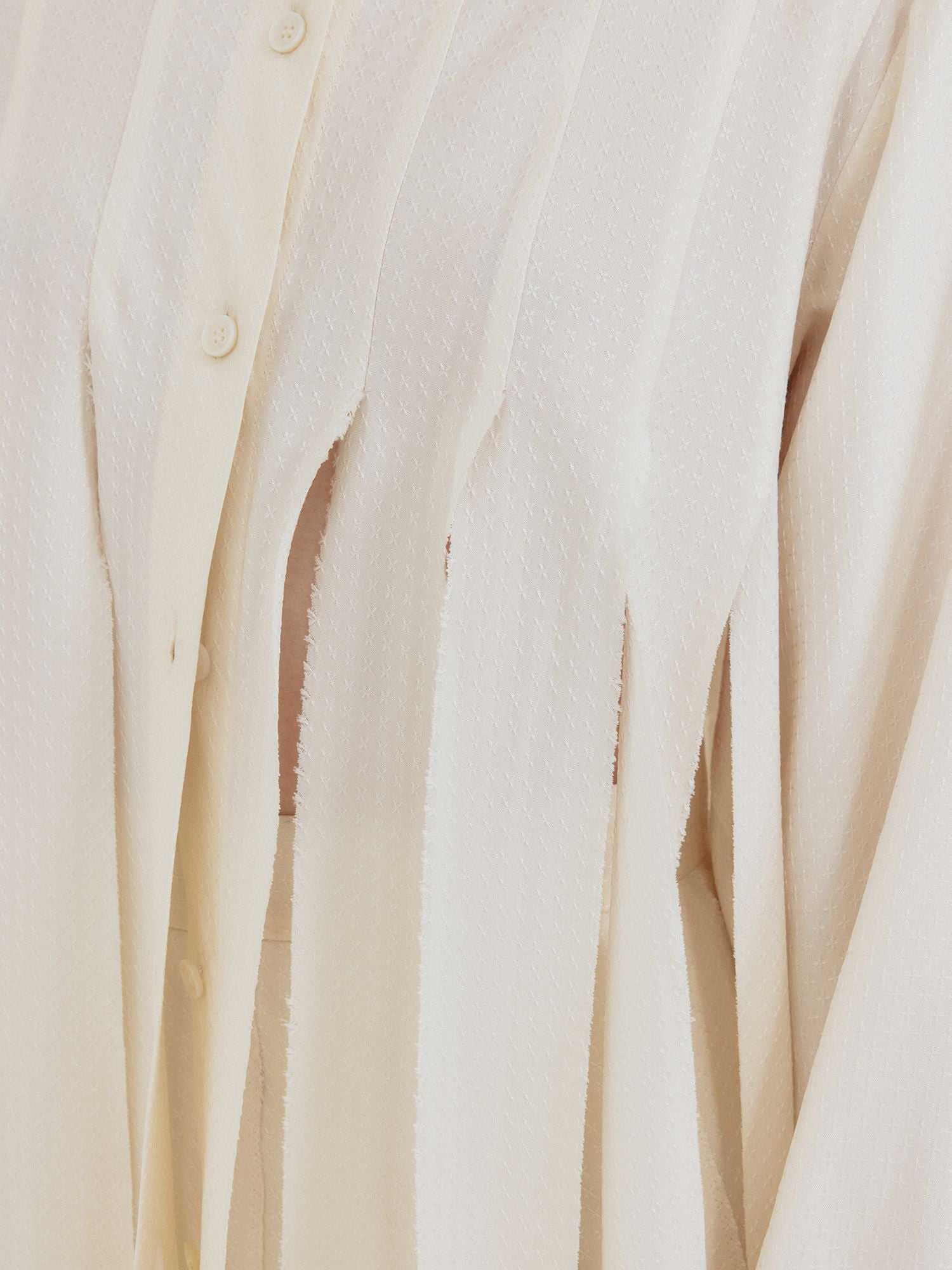 EENK ZLAIRE Pleated Shirts - Ivory