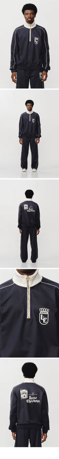 LATE CHECKOUT (U) Navy Tracksuit Top (NAVY/WHITE)