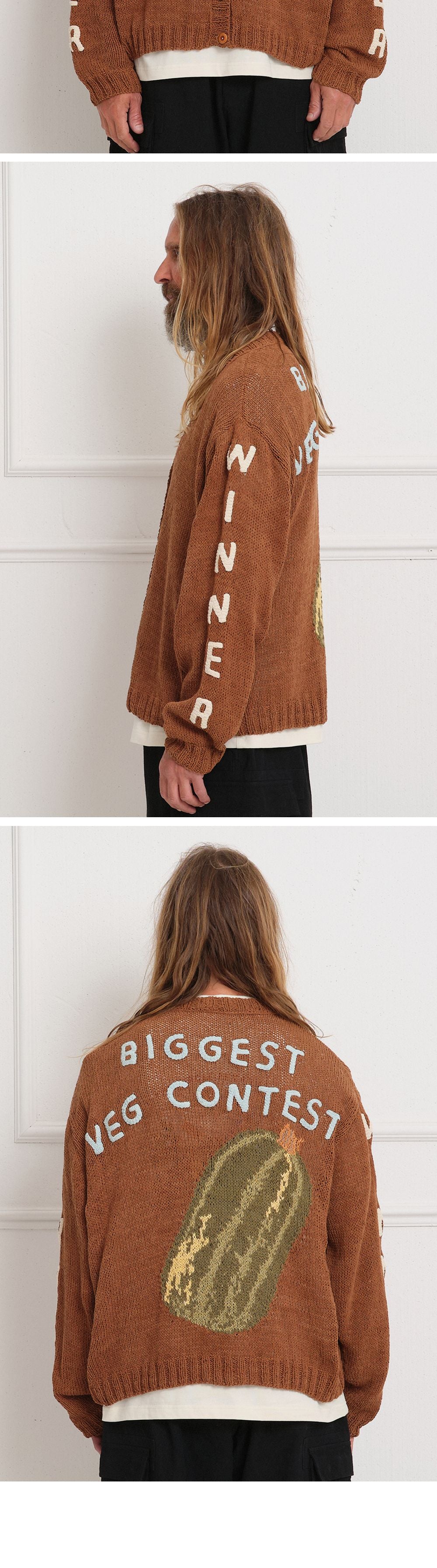 STORY MFG (U) TWINSUN CARDIGAN (BROWN CONTEST)