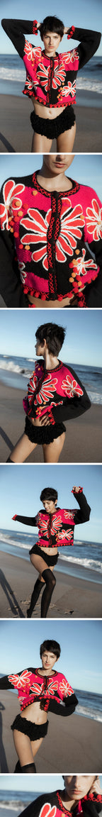 TACH CLOTHING (W) GUADALUPE CARDI (BLACK)