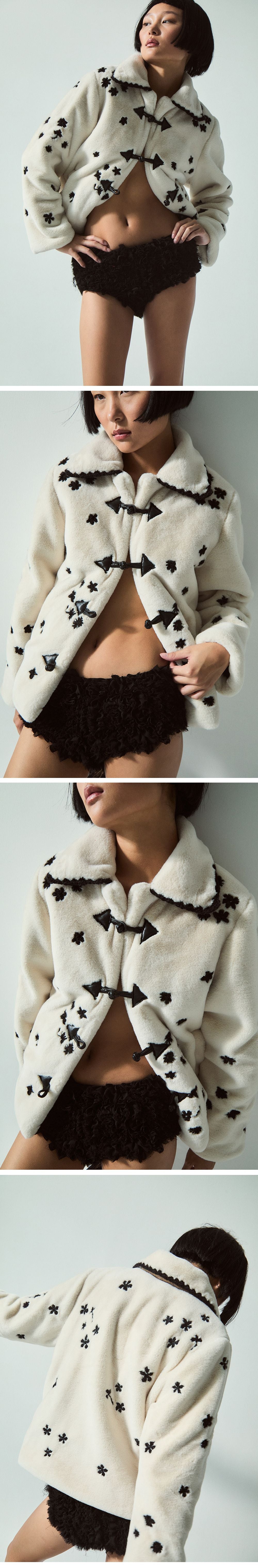 TACH CLOTHING (W) ELOISE JACKET (CREAM)