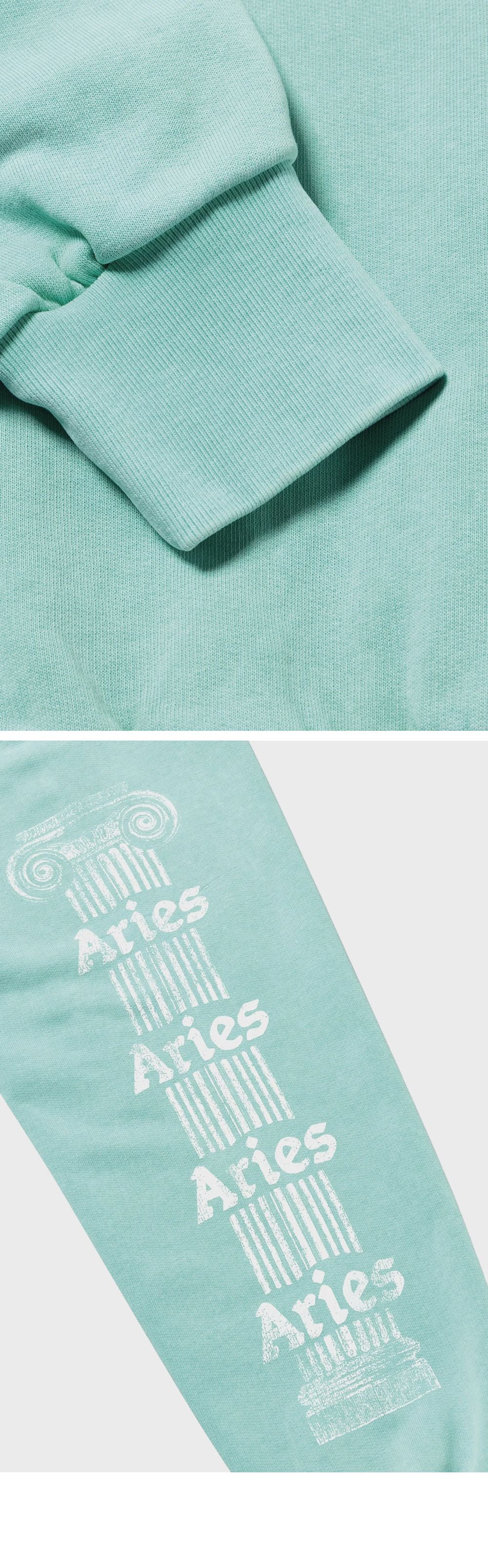 ARIES (U) AGED ANCIENT COLUMN SWEAT (Aqua)
