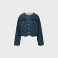 YCH REVERSIBLE DENIM JACKET BLUE (W23DT701BL)