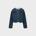 YCH REVERSIBLE DENIM JACKET BLUE (W23DT701BL)