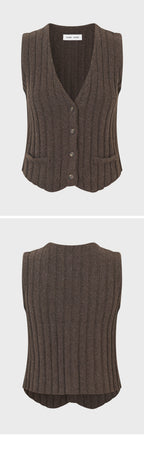 SAMSØE SAMSØE (W) SANISSA VEST 15424 (TURKISH COFFEE)
