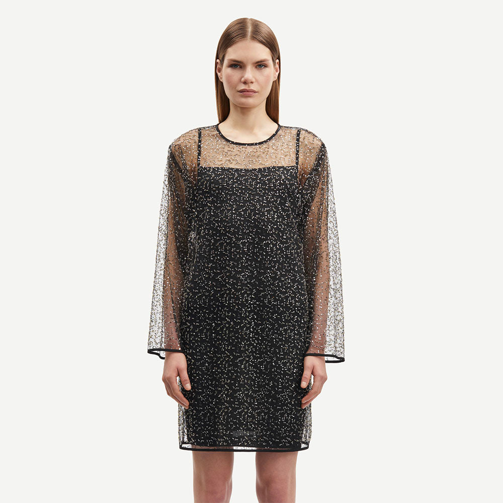 SAMSØE SAMSØE (W) SAMALLY SHORT DRESS 15264 (BLACK)