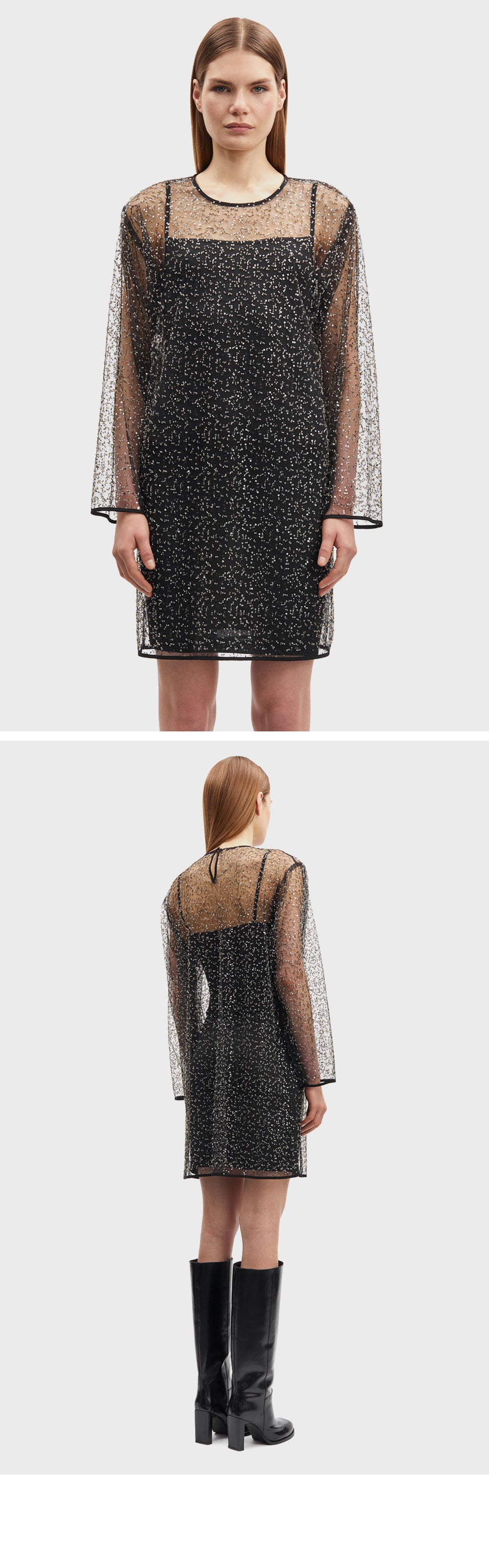 SAMSØE SAMSØE (W) SAMALLY SHORT DRESS 15264 (BLACK)