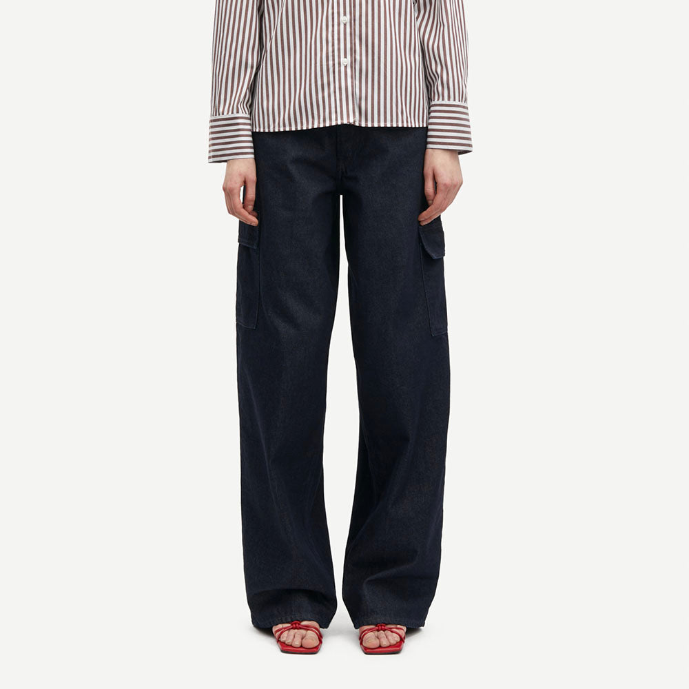 SAMSØE SAMSØE (W) SAHARPER CARGO JEANS 15441 (RAWTECH)