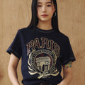 WAVE UNION Paris T-shirt navy