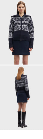 SAMSØE SAMSØE (W) SALOUISA ZIP CARDIGAN 11250 (SALUTE MEL.)